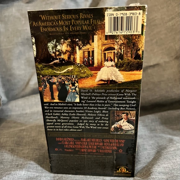 Gone With The Wind Vintage Two VHS Tapes Sealed NWOT - Picture 6 of 6
